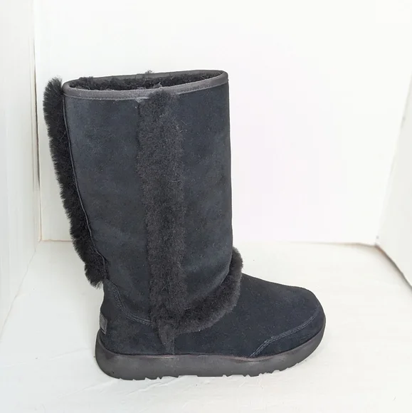 UGG Sundance waterproof suede and shearling boots